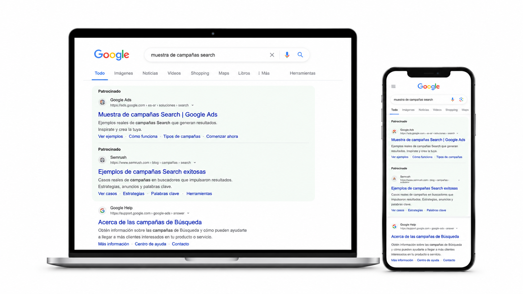 Campaña de búsqueda en Google Ads - Clickcore